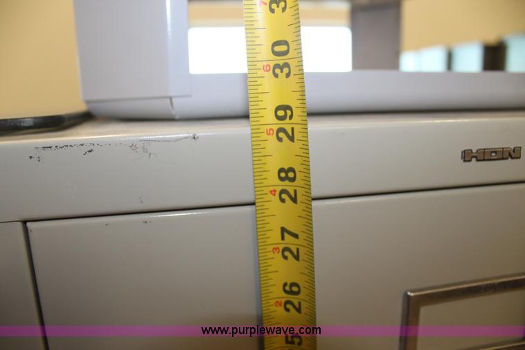 image for item BJ9403 (5) two drawer metal filing cabinets