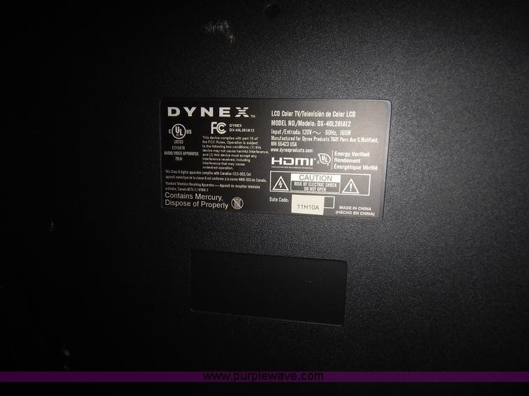 image for item BO9800 Dynex 40" LCD television