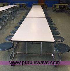 image for item D1685 (6) folding lunch room tables