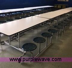 image for item D1685 (6) folding lunch room tables