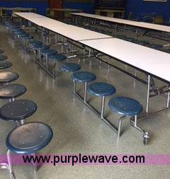 image for item D1685 (6) folding lunch room tables