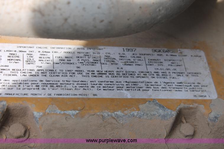 image for item H8118 1997 Chevrolet C7500 dump truck