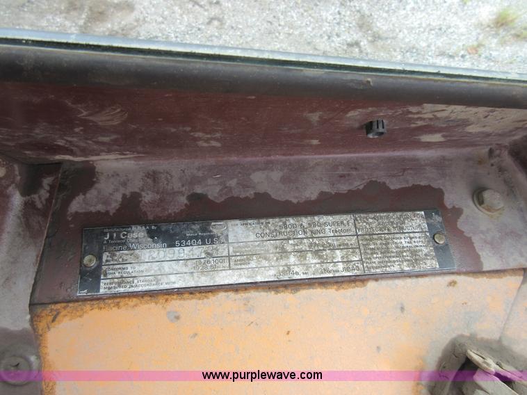 image for item I1980 1984 Case 580 Super E backhoe