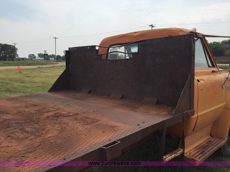 image for item J1745 1968 Chevrolet C50 flatbed truck