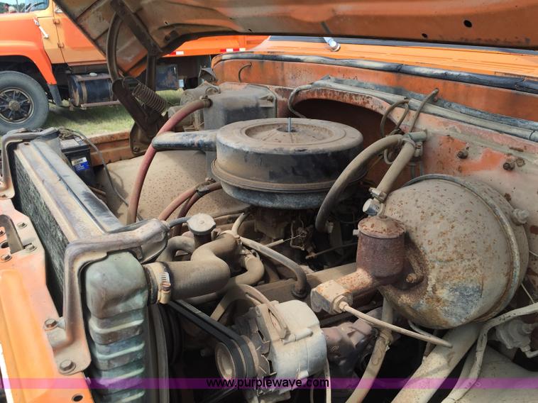 image for item J1745 1968 Chevrolet C50 flatbed truck