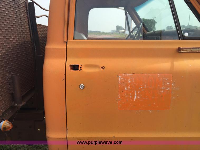 image for item J1745 1968 Chevrolet C50 flatbed truck