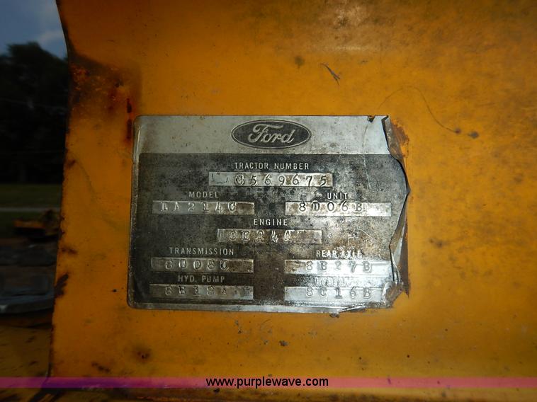 image for item J6455 1978 Ford 5600 Tiger Special tractor