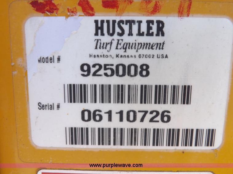 image for item J6848 Hustler 4600 Rangewing ZTR lawn mower