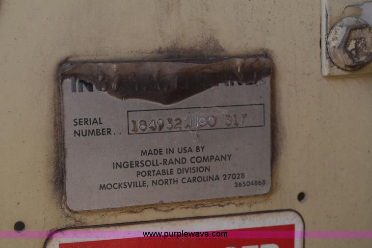 image for item J8058 Ingersoll Rand 175 air compressor