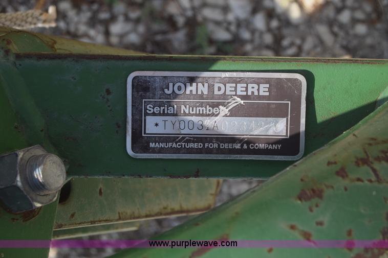 image for item J8127 John Deere post hole auger