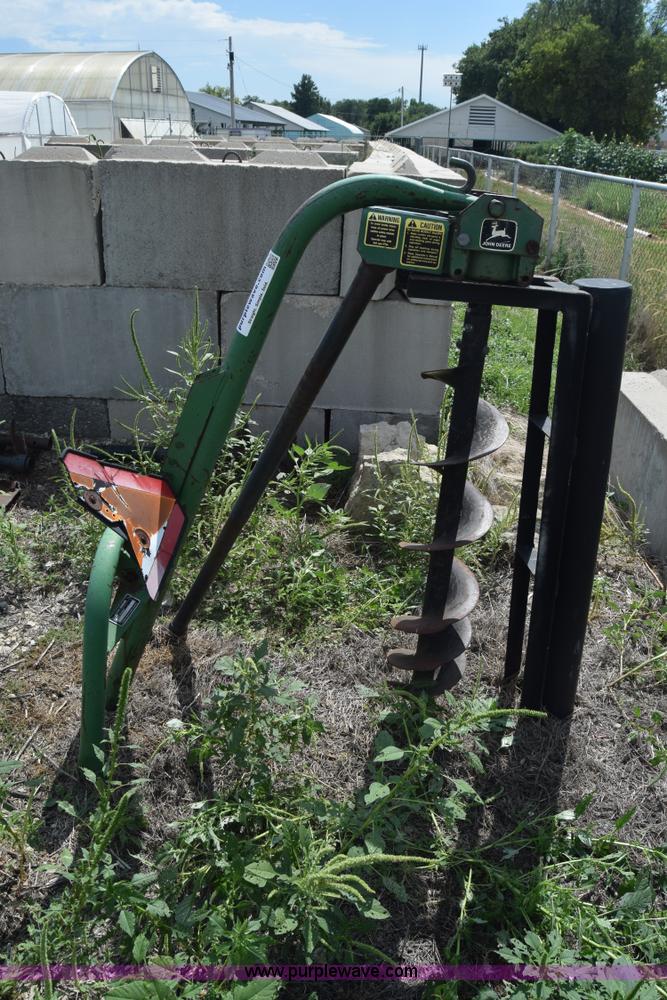 image for item J8128 John Deere post hole auger