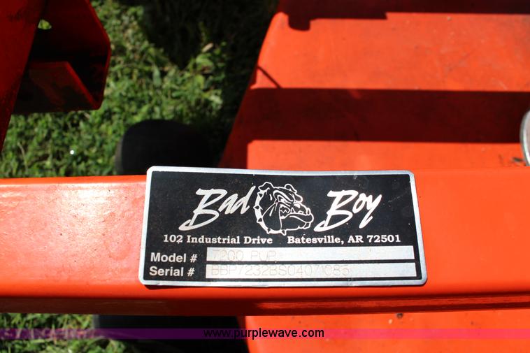 image for item K1167 Bad Boy 7200 Pup ZTR mower