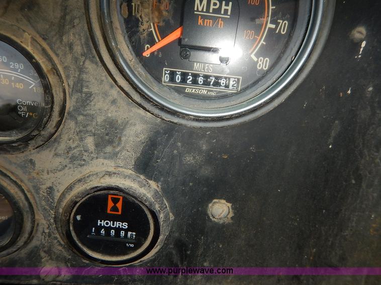 image for item K1627 1985 Gradall G3WD rubber tire excavator