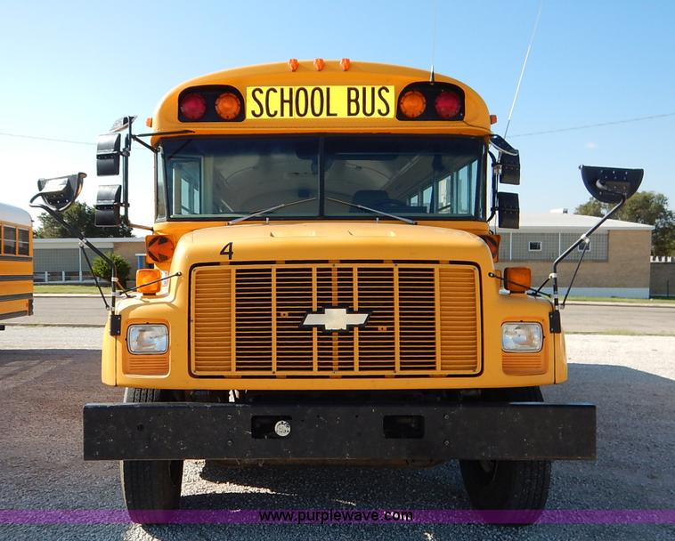 image for item K1633 1995 Chevrolet Blue Bird school bus