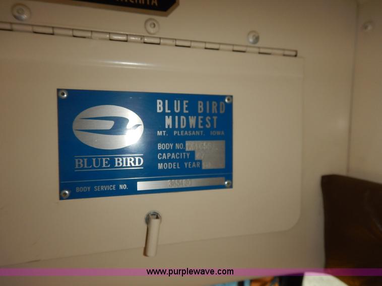 image for item K1633 1995 Chevrolet Blue Bird school bus