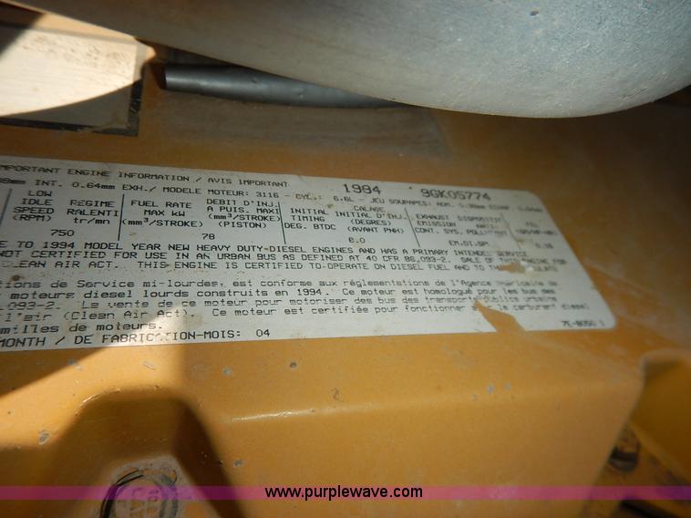 image for item K1633 1995 Chevrolet Blue Bird school bus