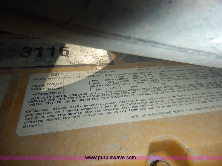 image for item K1651 1998 Chevrolet Blue Bird school bus