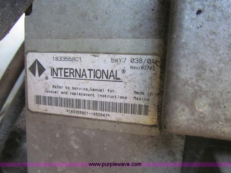 image for item K6255 2003 International 3800 school bus