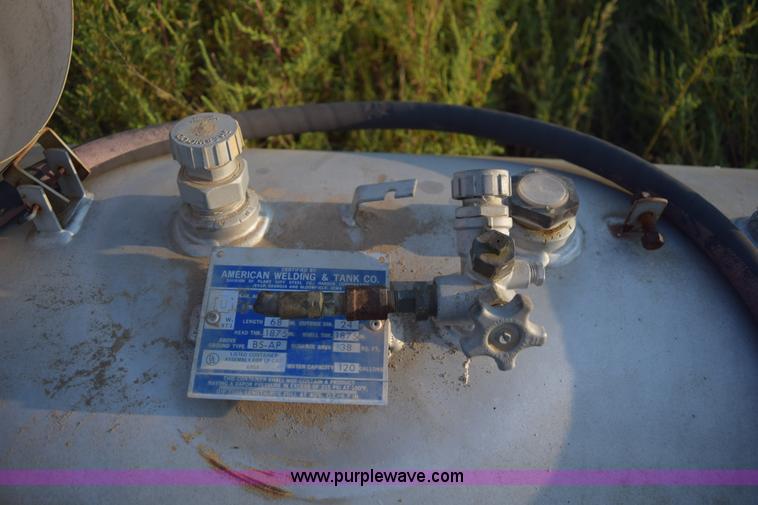 image for item L5801 1987 American Welding propane tank