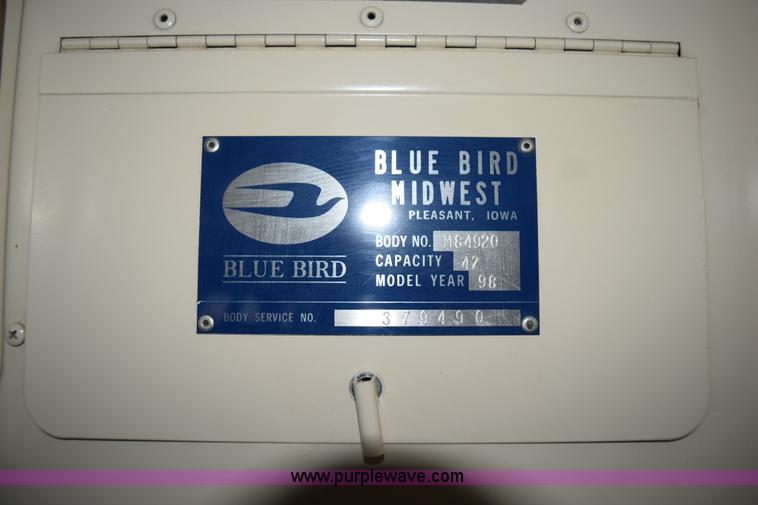 image for item L5810 1998 Chevrolet school bus