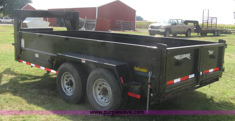 image for item L6330 2008 Hillsboro Tuff Loader dump trailer