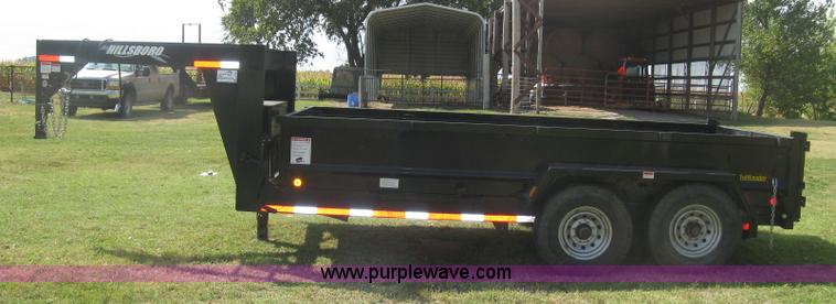 image for item L6330 2008 Hillsboro Tuff Loader dump trailer