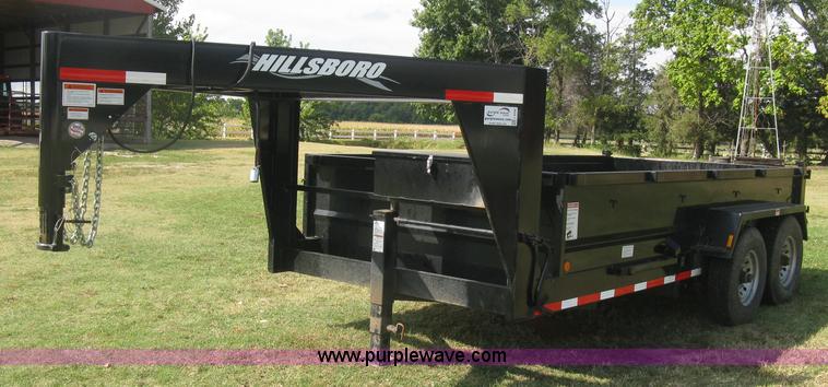 image for item L6330 2008 Hillsboro Tuff Loader dump trailer