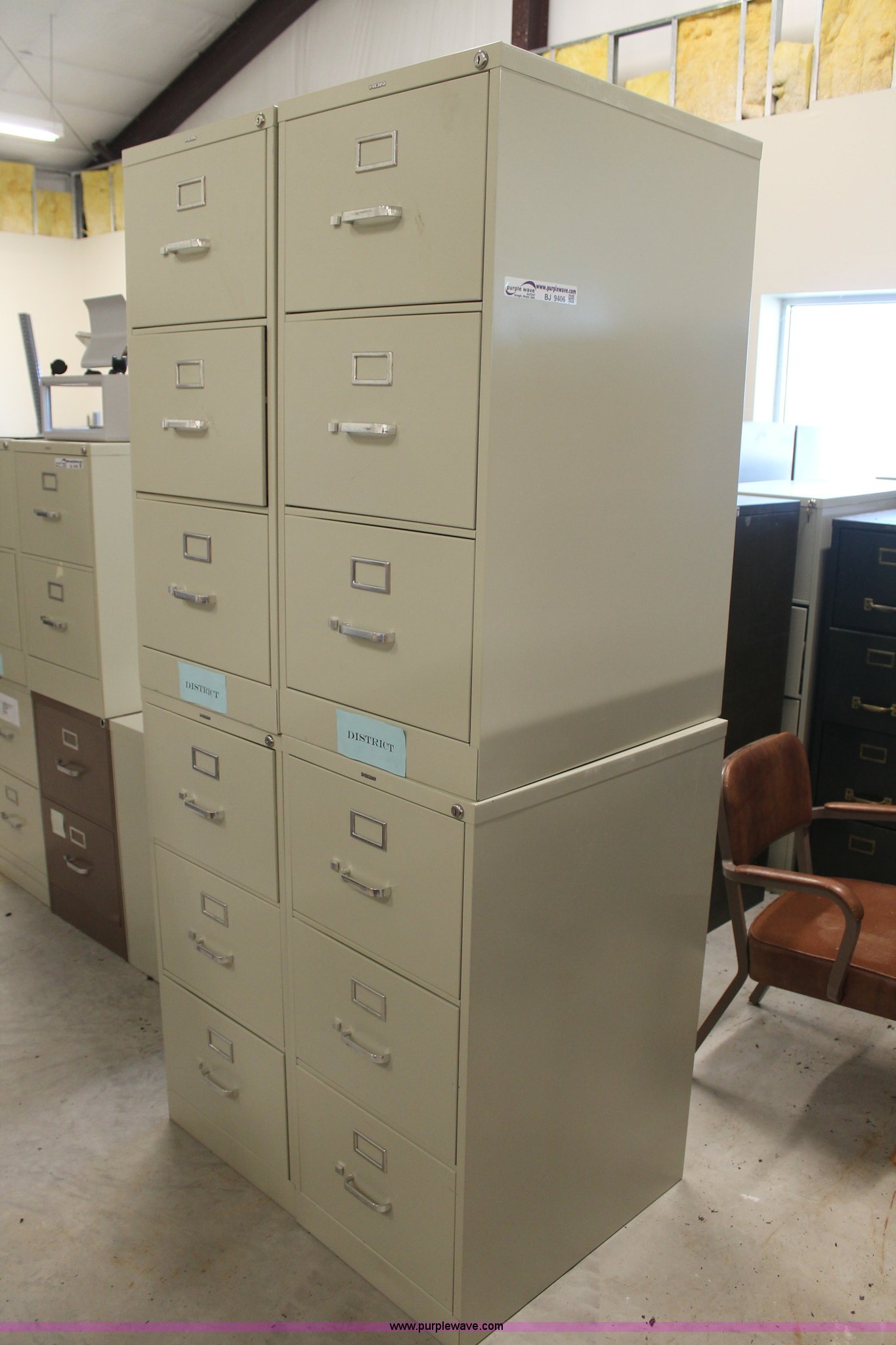 (8) three drawer metal filing in Canadian, TX Item BJ9406