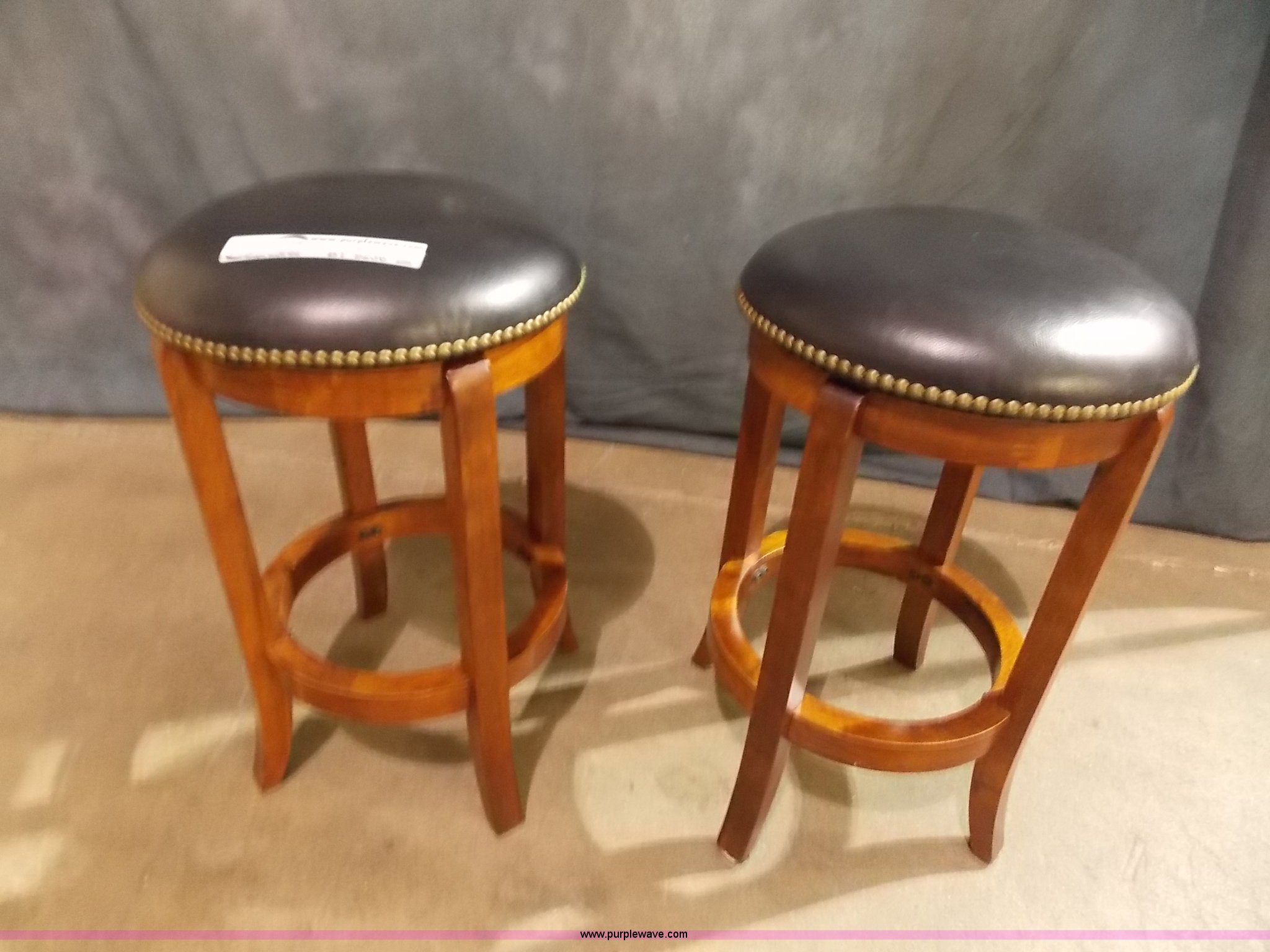 (2) bar stools in Manhattan, KS Item BT9236 sold Purple Wave