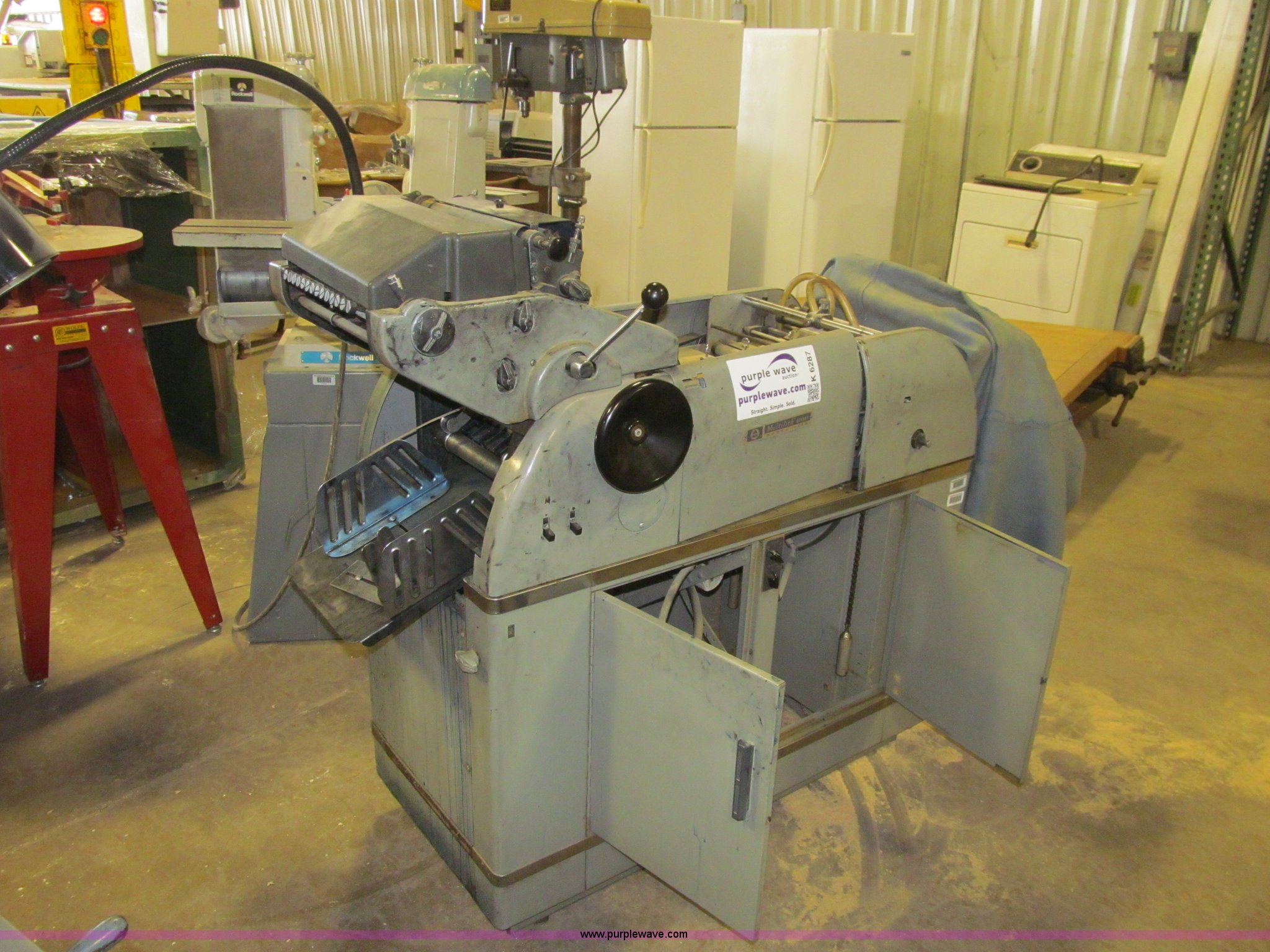 A&M Multilith 1250 offset printer in Des Moines, IA Item K6287 sold