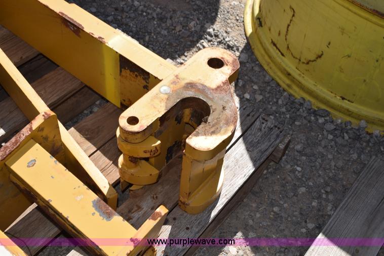 image for item BI9292 John Deere 9330 pan scraper hitch conversion