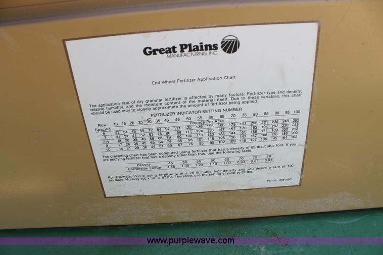 image for item J1452 Great Plains Solid Stand 13 grain drill