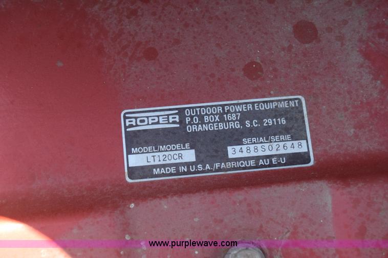 image for item J8064 Roper LT12 lawn mower