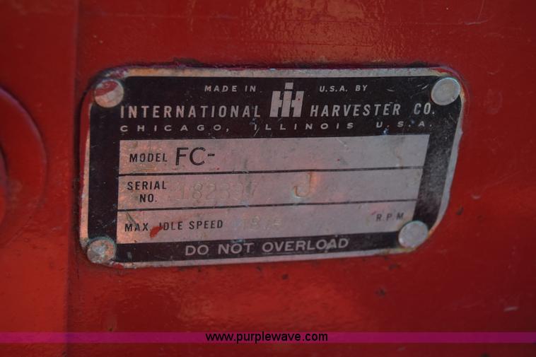 image for item J8068 Farmall Super C tractor