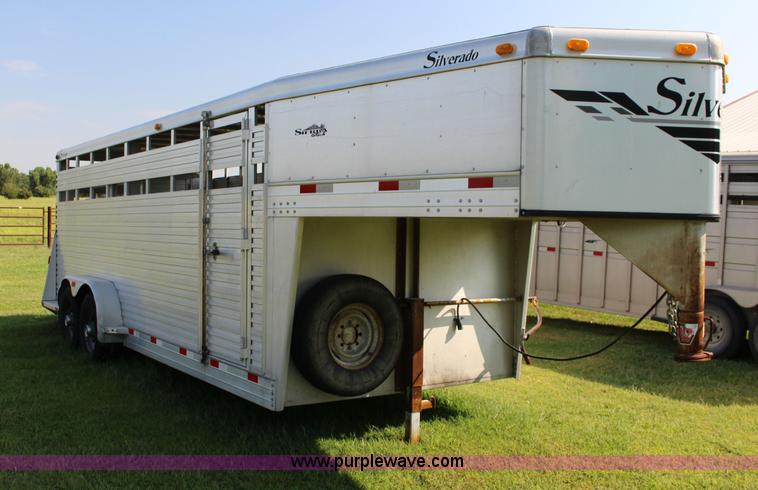 image for item K1150 2001 Silverado aluminum stock trailer