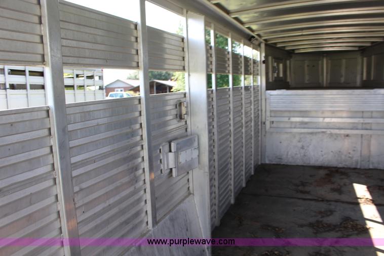 image for item K1150 2001 Silverado aluminum stock trailer