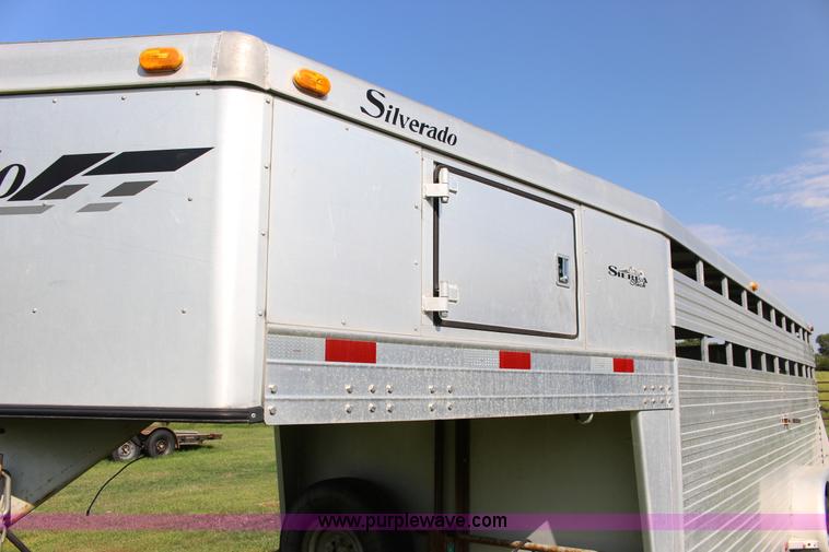 image for item K1150 2001 Silverado aluminum stock trailer