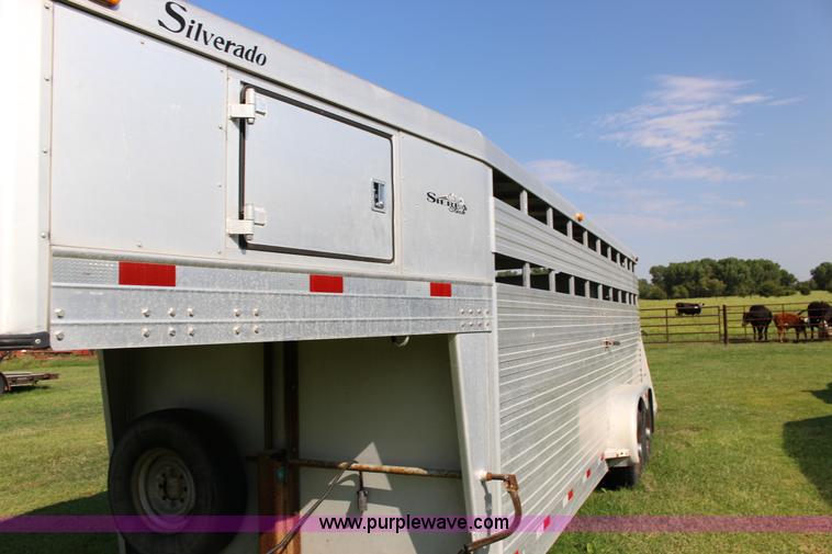 image for item K1150 2001 Silverado aluminum stock trailer