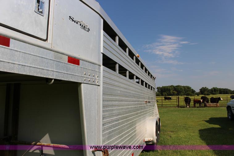 image for item K1150 2001 Silverado aluminum stock trailer
