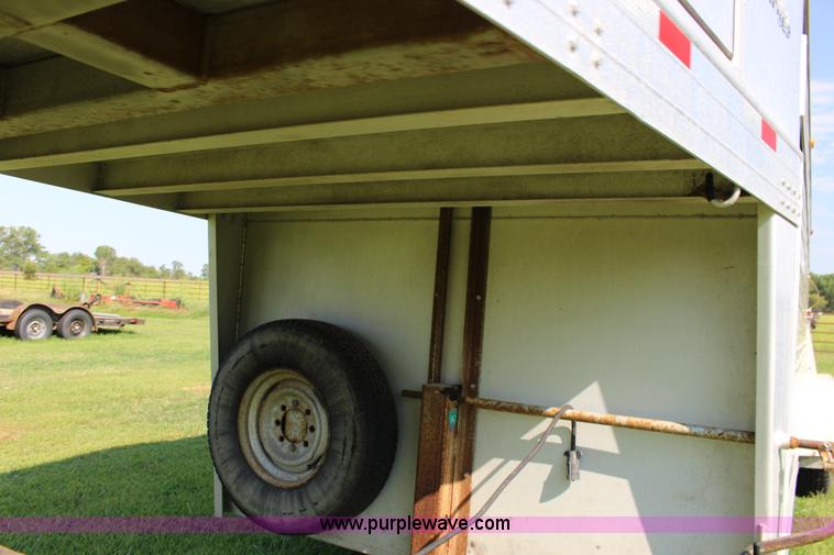 image for item K1150 2001 Silverado aluminum stock trailer