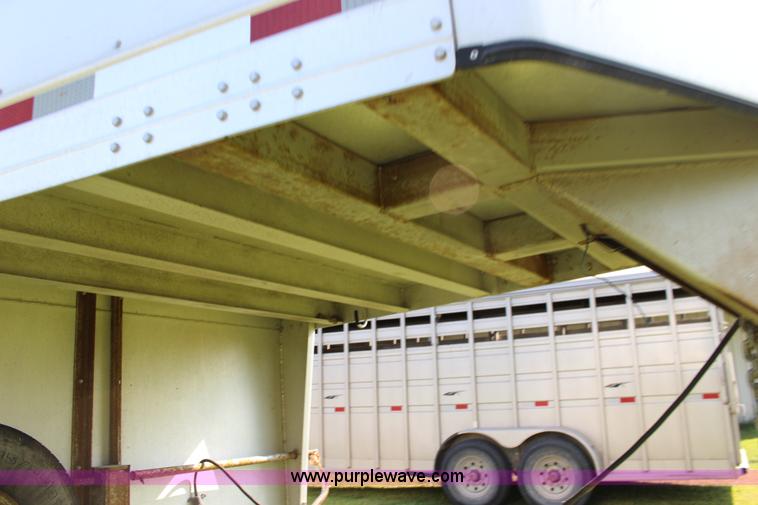 image for item K1150 2001 Silverado aluminum stock trailer