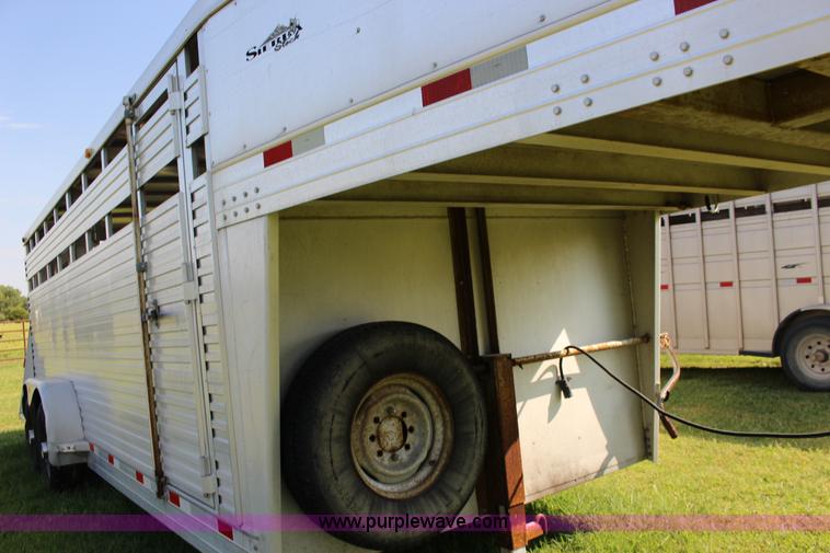 image for item K1150 2001 Silverado aluminum stock trailer