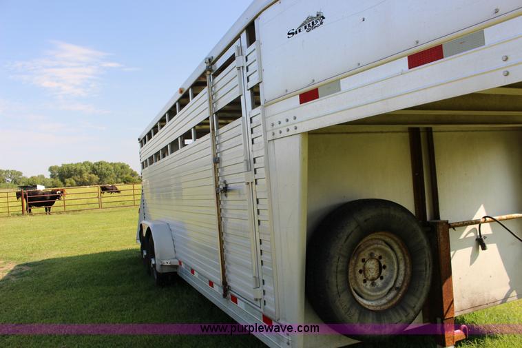 image for item K1150 2001 Silverado aluminum stock trailer