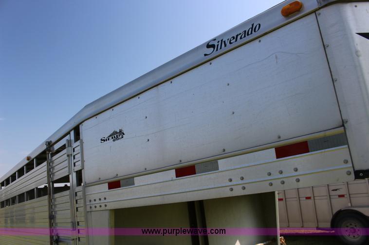 image for item K1150 2001 Silverado aluminum stock trailer