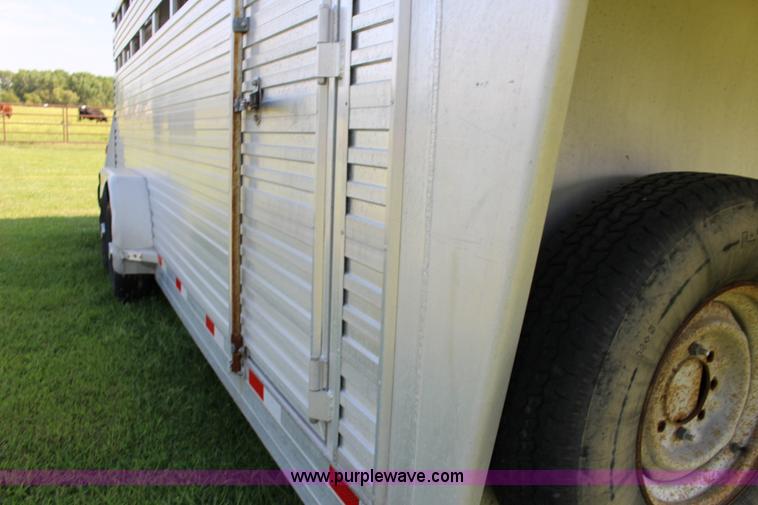 image for item K1150 2001 Silverado aluminum stock trailer