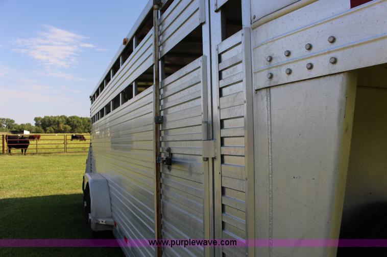 image for item K1150 2001 Silverado aluminum stock trailer