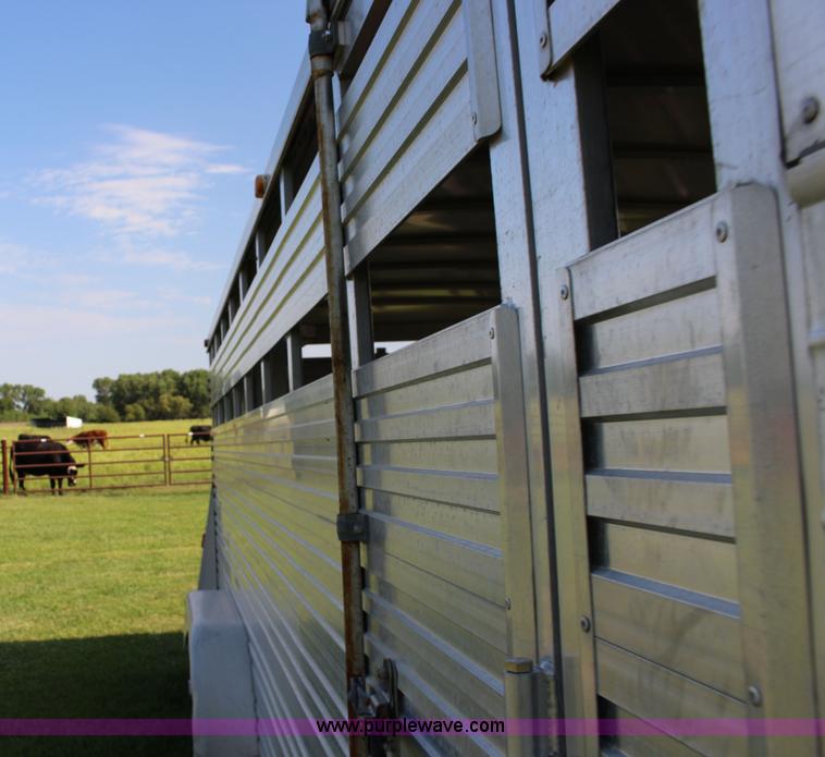 image for item K1150 2001 Silverado aluminum stock trailer