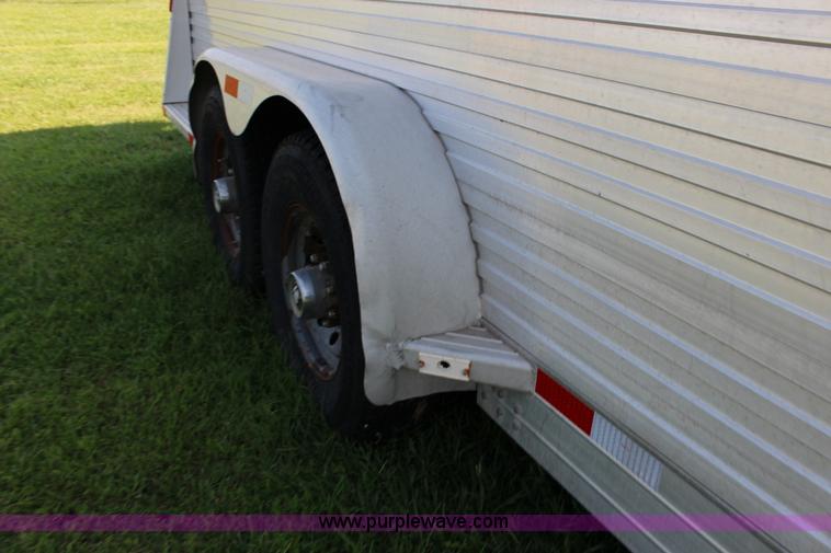 image for item K1150 2001 Silverado aluminum stock trailer