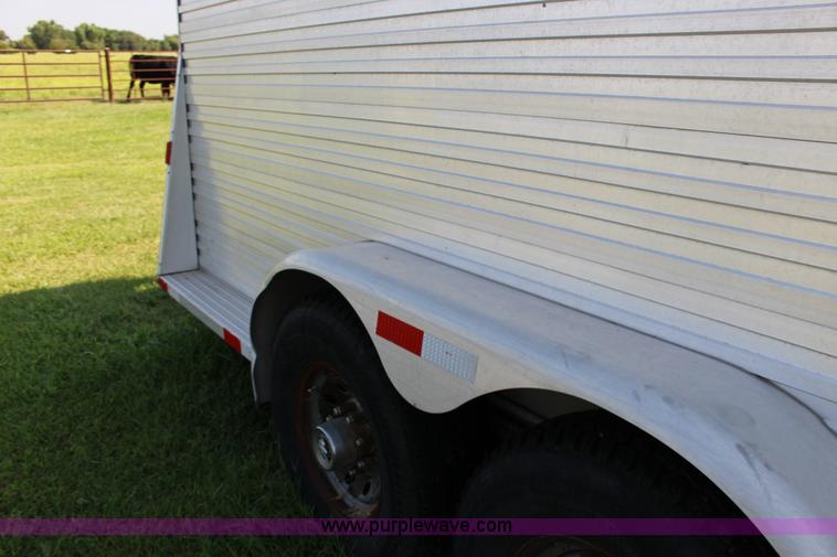 image for item K1150 2001 Silverado aluminum stock trailer