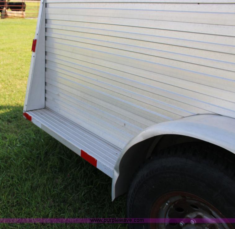 image for item K1150 2001 Silverado aluminum stock trailer